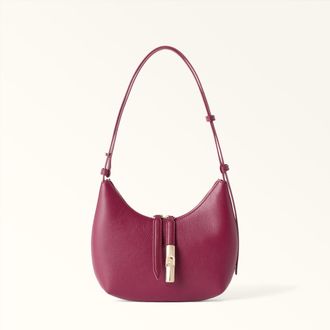 Furla Goccia Borsa A Spalla S Rododendro Rosa Pelle Di Vitello Notte + Pelle Di Vitello Sidney Donna