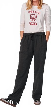 Sundry Raw Seamed Pant In Washed Black