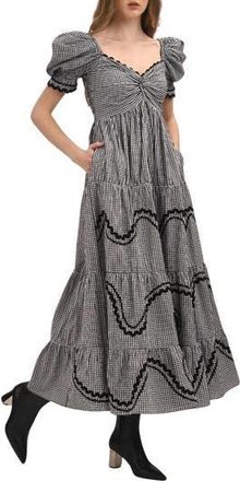 Celina Moon Ebony Maxi Dress in Black at Nordstrom Rack, Size X-Small