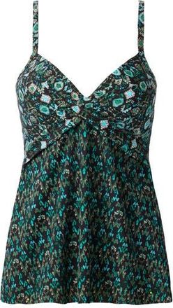 Miraclesuit Bijoux Myra Underwire Skirted One-Piece Swimsuit in Black Multi at Nordstrom Rack, Size 14