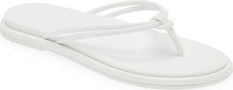 Olukai Aka Flip Flop in White /White at Nordstrom, Size 10