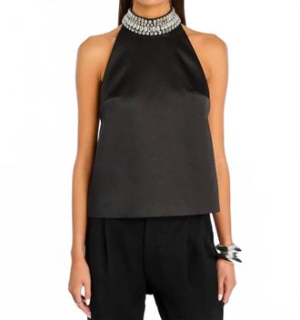 Retrof&ecirc;te Ardiana Embellished Top In Black
