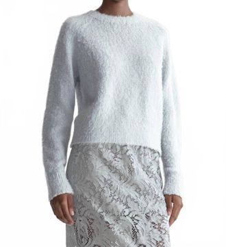 A.L.C. Frankie Brushed Alpaca Sweater In Slate Blue