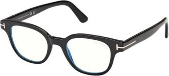 Tom Ford Glasses, unisex, Black, Size: 48 MM Eyeglasses