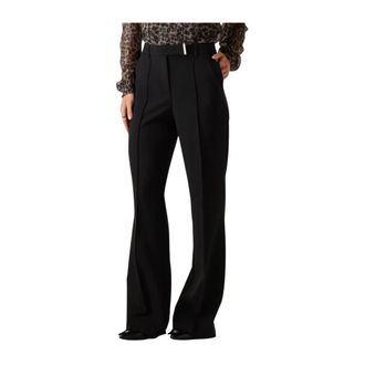 Aaiko Chantalle R PES 345 Wide Broeken - Dames - Broeken - Zwart - Maat: M Poliester