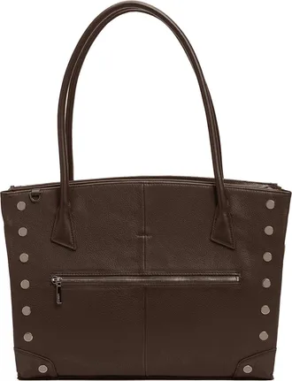 Hammitt Hammitt Elle Work Carry Espresso Pebble Silver
