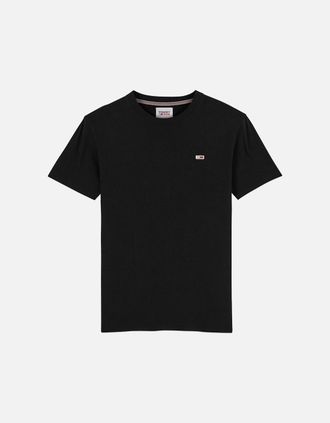 Tommy Hilfiger Mens Tommy Jeans New Flag T-Shirt - Black - Size: 36
