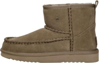 Warmbat Wallaby Boot - Dames - Winterlaarzen - Grijs - 37 EU - Wol - Schoenen