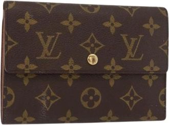 Louis Vuitton Pre-owned Wallets, female, Brown, Size: ONE SIZE Pre-owned Canvas Wallet