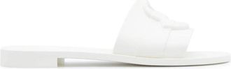 Moncler Mon Slides Slippers - Dames - Sandalen - Wit - 40 EU - Schoenen