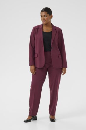Kaffe Curve Blazer KCsakira Blazer Tight fit bordo