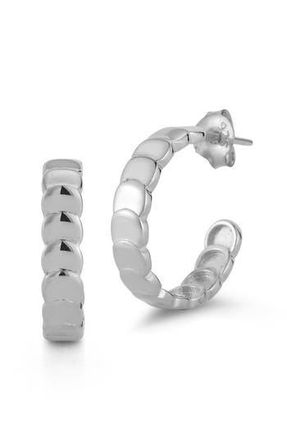 Glaze Jewelry Scallop Hoop Earrings in Silver at Nordstrom Rack
