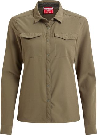Craghoppers Womens/Ladies NosiLife Pro III Long-Sleeved Shirt (Wild Olive) - Khaki - Size 18 UK