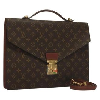 Louis Vuitton Tweedehands Canvas Louis Vuitton tassen - Dames - Pre-owned - Bruin - Maat: ONE Size Leer