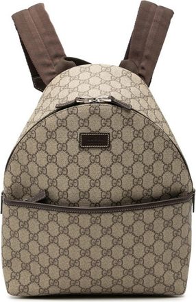 Gucci Beige Brown Pvc Backpack (Pre-Owned)