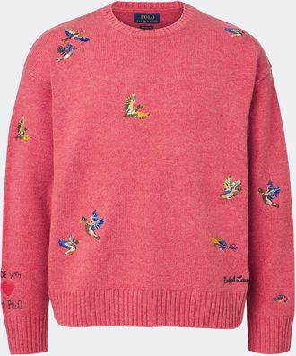 Polo Ralph Lauren Jersey de lana y alpaca bordado