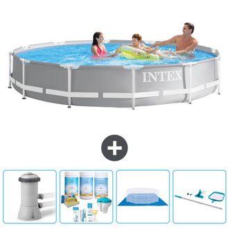 Intex Piscina Prism Frame Redonda - 366x76 Cm - 7-piezas S21067