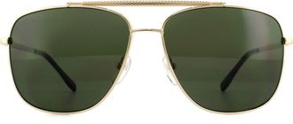Lacoste Aviator unisex licht gunmetal grijze zonnebril