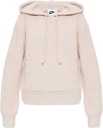 Nike Phoenix bouclé hoodie - Pink