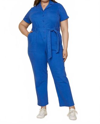 Skies Are Blue Clothing Kendall Jumpsuit - Plus In Royal