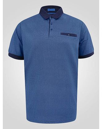 D555 Murray-Ao Print Jacquard S/S Polo
