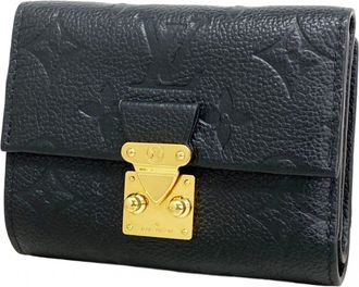 Louis Vuitton Noir Wallet (Tri-Fold) (Pre-Owned)