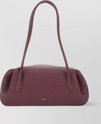 Yuzefi double handles leather shoulder bag