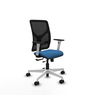 Piqueras y Crespo Silla De Oficina Piqueras Y Crespo Motilla Azul Claro Cuero Sint&eacute;tico