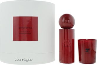 Courr&egrave;ges Lempreinte Eau de Parfum 100ml + Candle 75g Gift Set Unisex - Pink - One Size