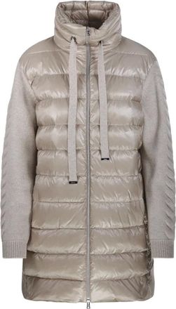 Herno Puffer Jacket - female - Herno - Down Jackets - Beige - L - Jackets