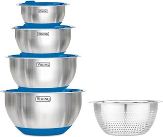 Viking 9-Piece Mixing Bowl Set in Blue at Nordstrom