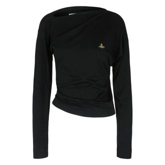 Vivienne Westwood Dames, Tops, Zwart, Maat: XS Katoen