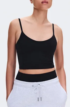 On Studio Cropped Tank in Black at Nordstrom, Size Xx-Large