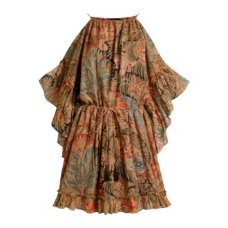 Etro Etro, Summer Dresses, female, Multicolor, Size: XS Paisley Crop Dress