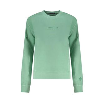 North Sails Sweatshirts, female, Green, XS, Embossed Logo Crew Neck Sweatshirt