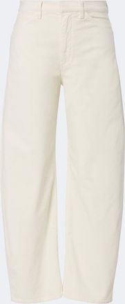 Nili Lotan Tribeca cotton-blend corduroy barrel-leg pants