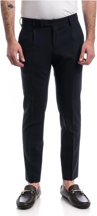 Pantaloni Torino Pantalone Dieci-1P Suit Broeken - Heren - Nette broeken - Blauw - XL - Wol - Broeken