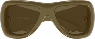Saint Laurent Sunglasses Sl 902 Howl 009 Mud Brown/Brown Unisex