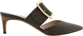 Bally Jemina 55 Monogram Pointed Toe Mules