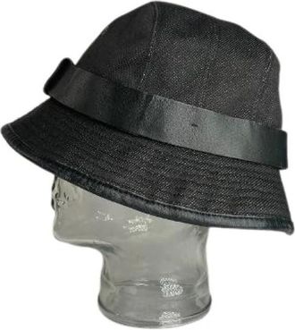 Gucci Pre-owned Accessories, female, Black, Size: ONE SIZE Pre-owned Vintage Bucket Hat