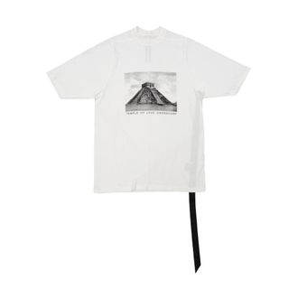 Rick Owens T-Shirts, male, White, Size: XS Jumbo Short Sleeve T-Shirt