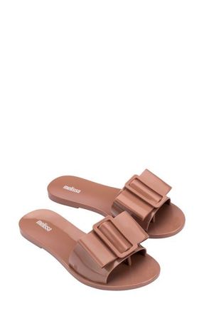 Melissa Babe Slide Sandal in Tan at Nordstrom, Size 10