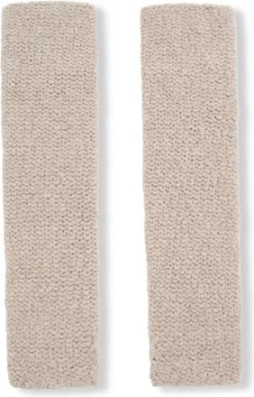 Cortana Iglo- kasjmier en zijden beige mouwen - Dames - Handschoenen - Beige - ONE Size - Kasjmier - Accessoires