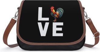 Generic I Love Cock Rooster Fashion Womens Crossbody Bags Novelty Handbag Shoulder Bag Purse