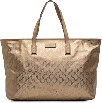 Gucci Pre-owned Gucci Large GG Imprime Tote Ladies 211120 213048