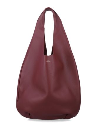A.P.C. Grain Leather Le Neige Tote Bag