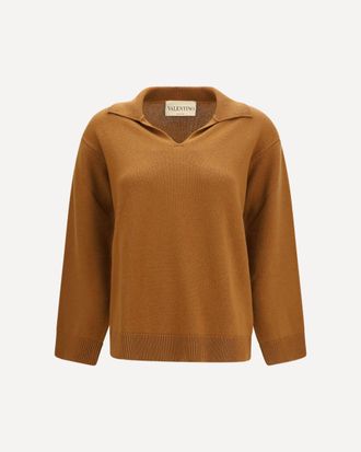 Valentino Cashmere V-neck Sweater Female S