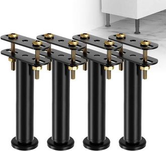 OEM Juego De 4 Patas De Cama Ajustables En Altura De 15 A 27 Cm, Patas De Soporte Central Robustas Para Armaz&oacute;n De Cama