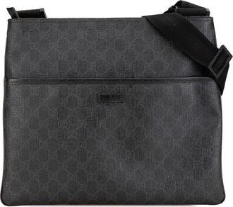 Gucci 2000-2015 GG Supreme crossbody bag - Black