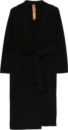 Glox Cappotto con cintura - Nero